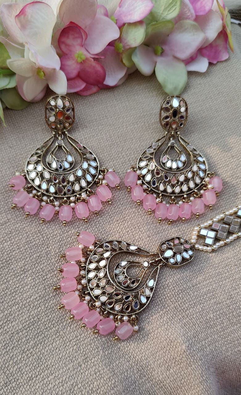 Claire Mirror Earrings Tikka