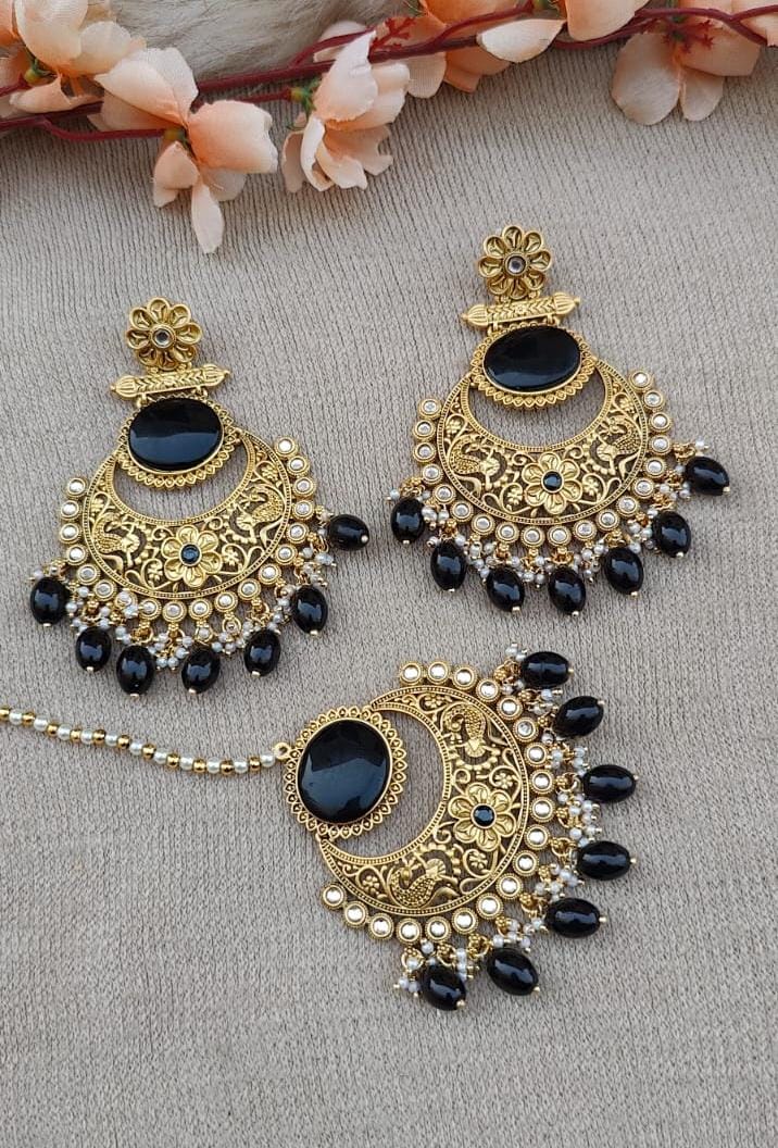 Pragya Polki Earrings Tikka