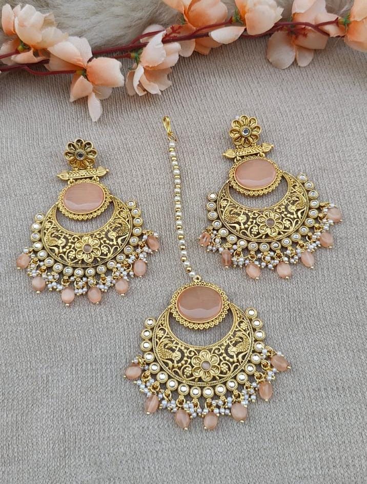 Pragya Polki Earrings Tikka