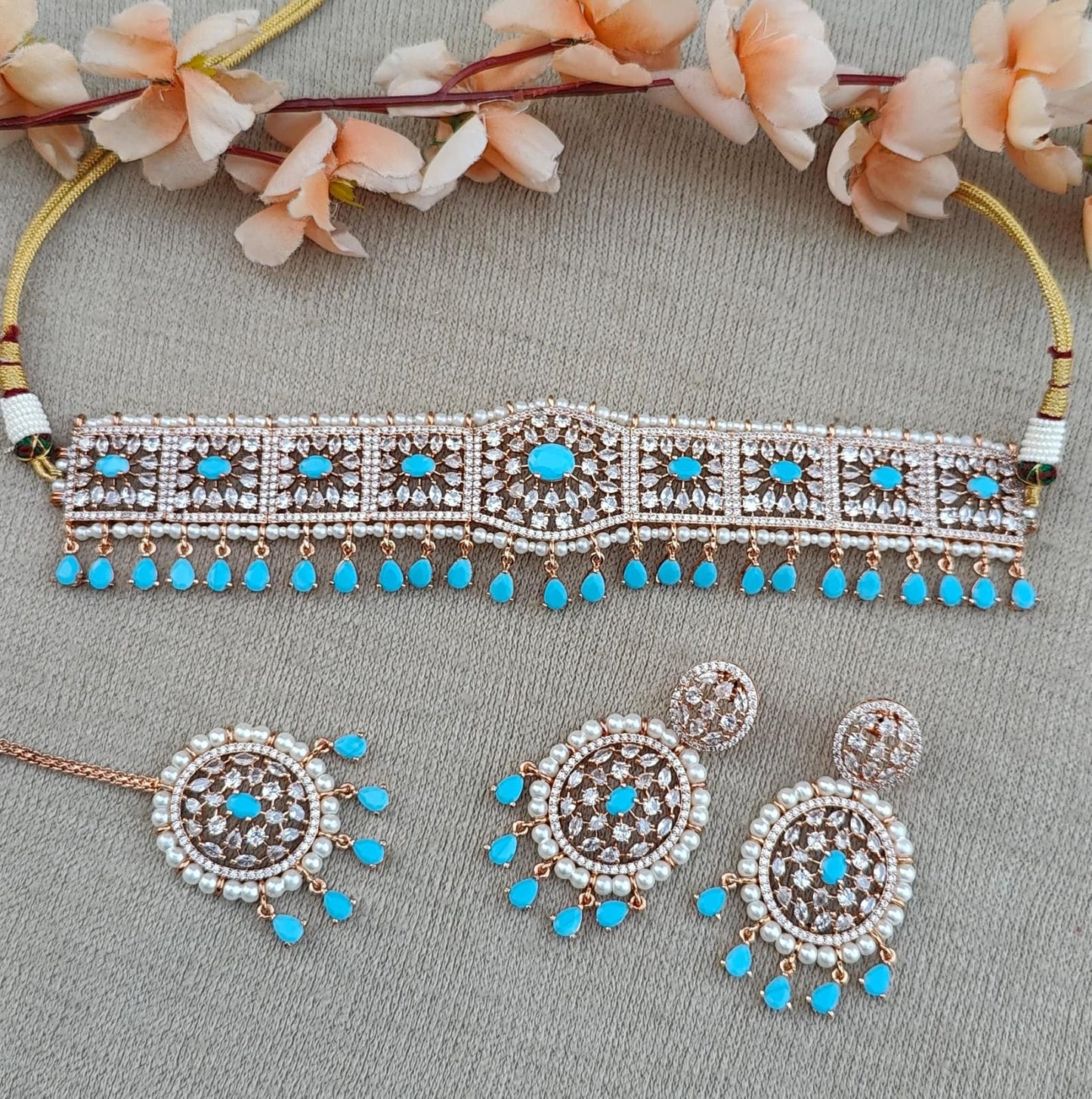 Rupika AD/CZ Choker Set