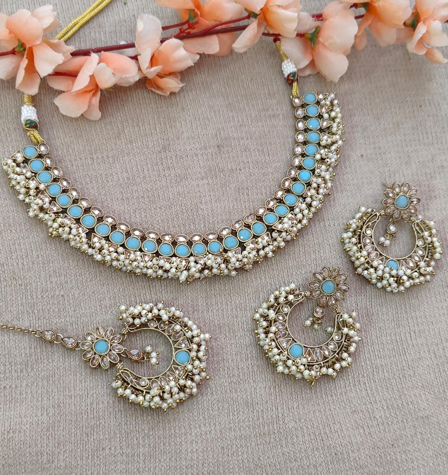 Sana Polki Necklace Set