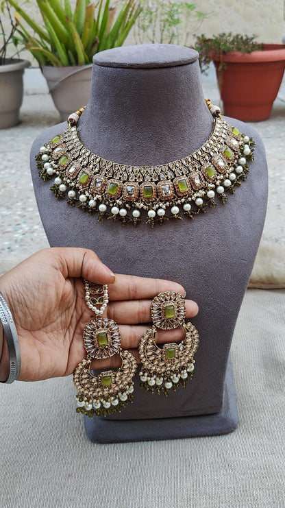 Vanita Polki Necklace Set