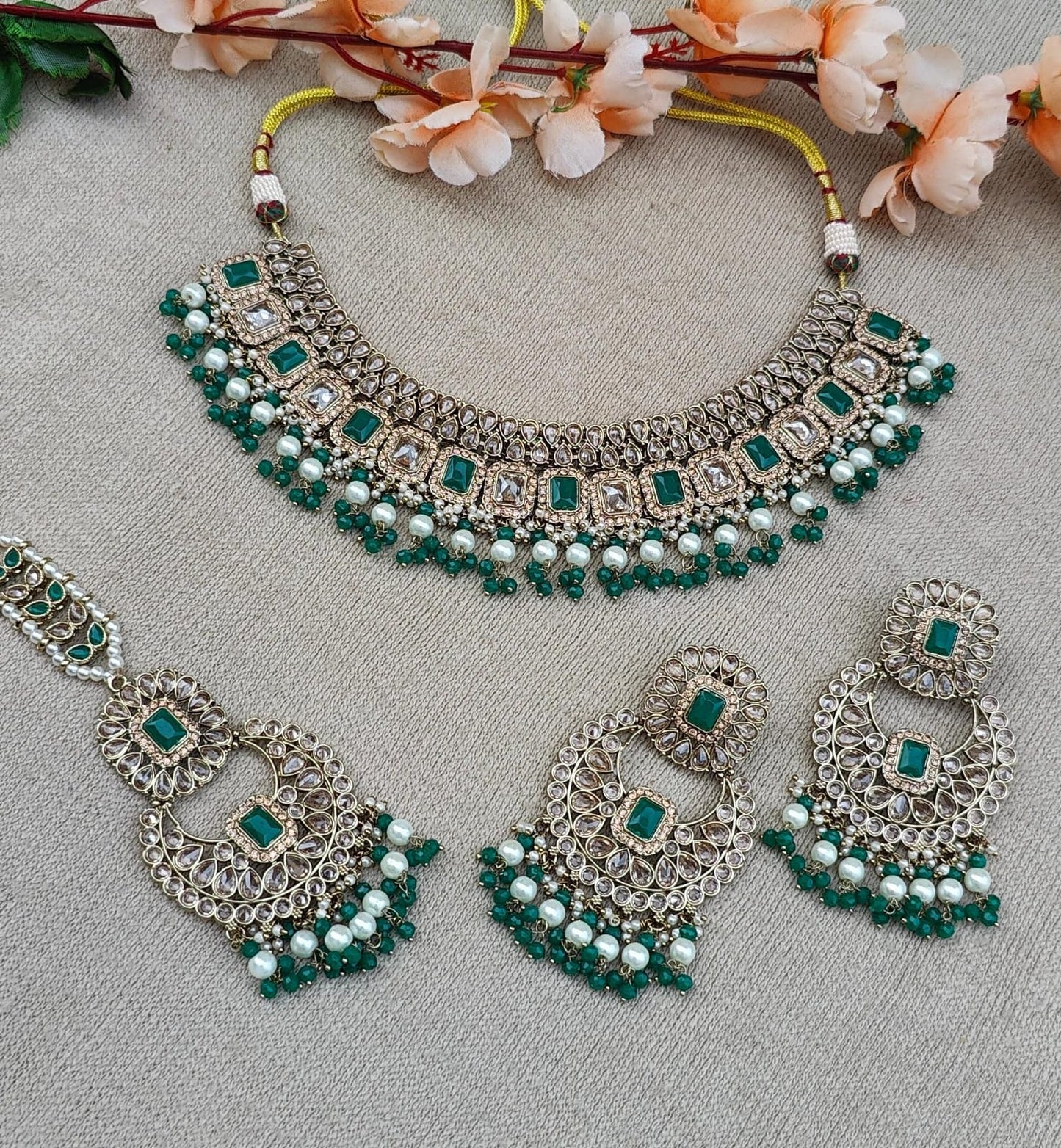 Vanita Polki Necklace Set