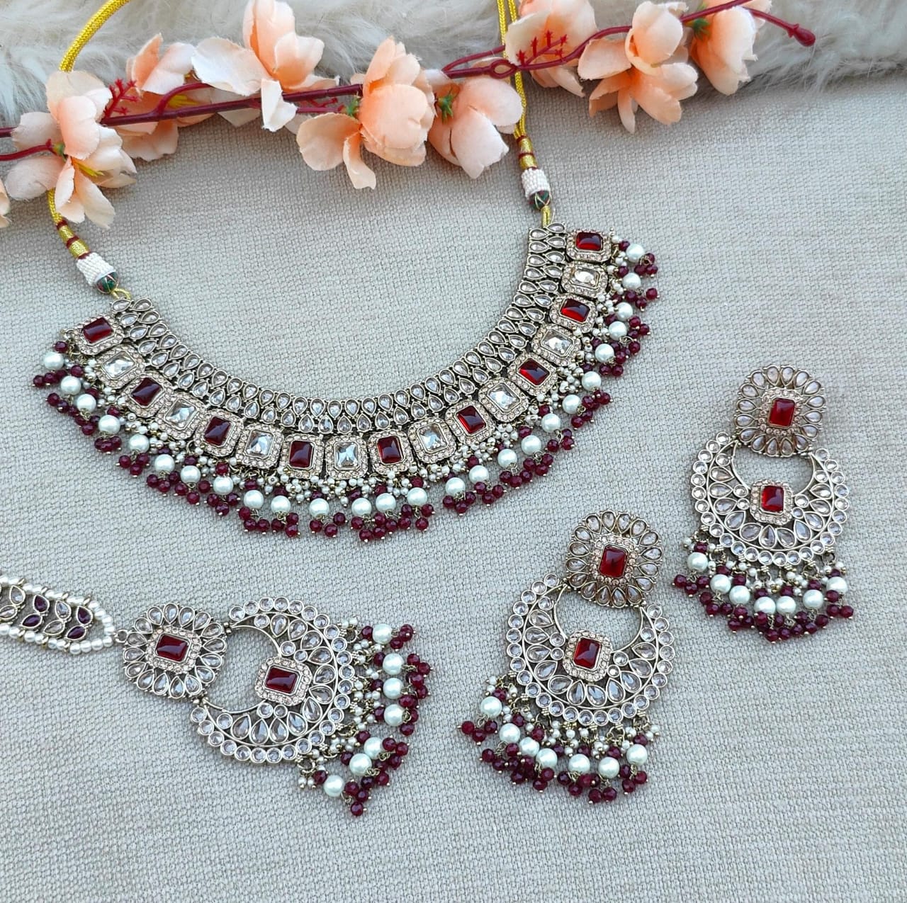 Vanita Polki Necklace Set