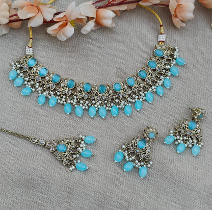 Asmi Polki Necklace Set