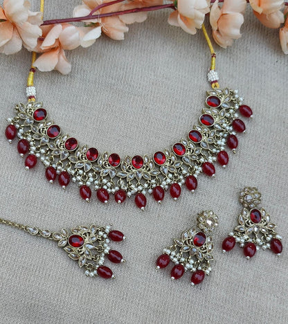 Asmi Polki Necklace Set