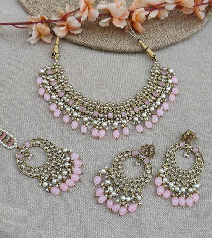 Zeba Polki Necklace Set