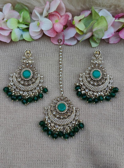 Kalpana Polki Earrings Tikka