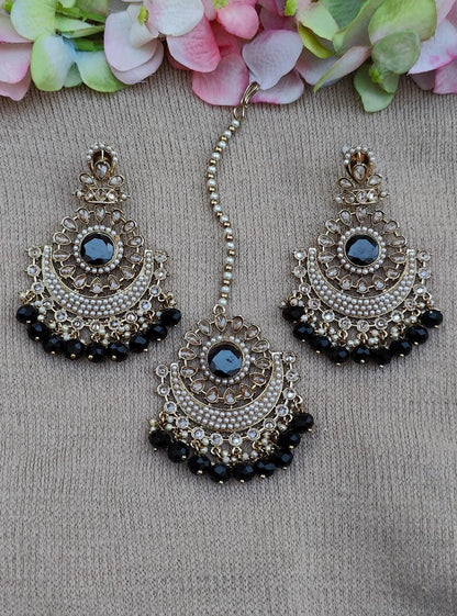 Kalpana Polki Earrings Tikka