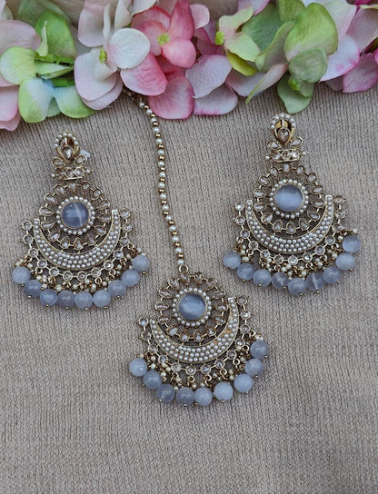 Kalpana Polki Earrings Tikka