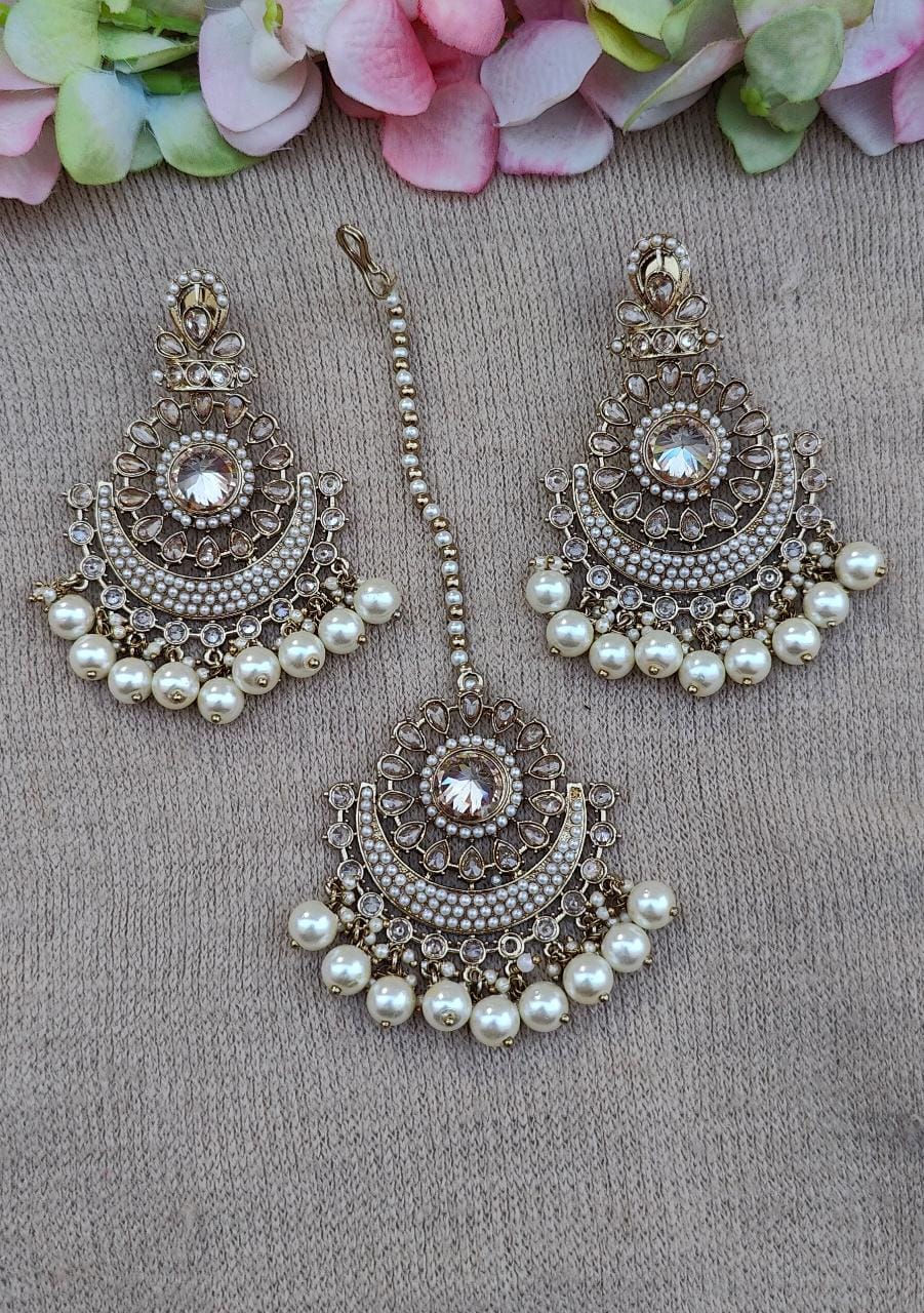 Kalpana Polki Earrings Tikka