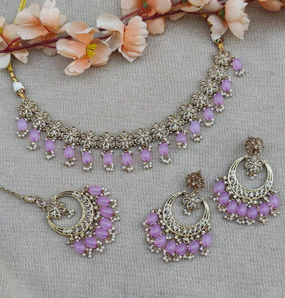 Miraya Polki Necklace Set