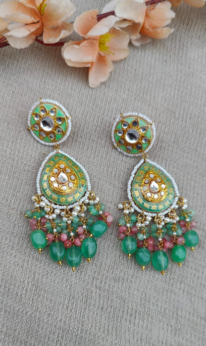 Dharmi Meenakari Earrings