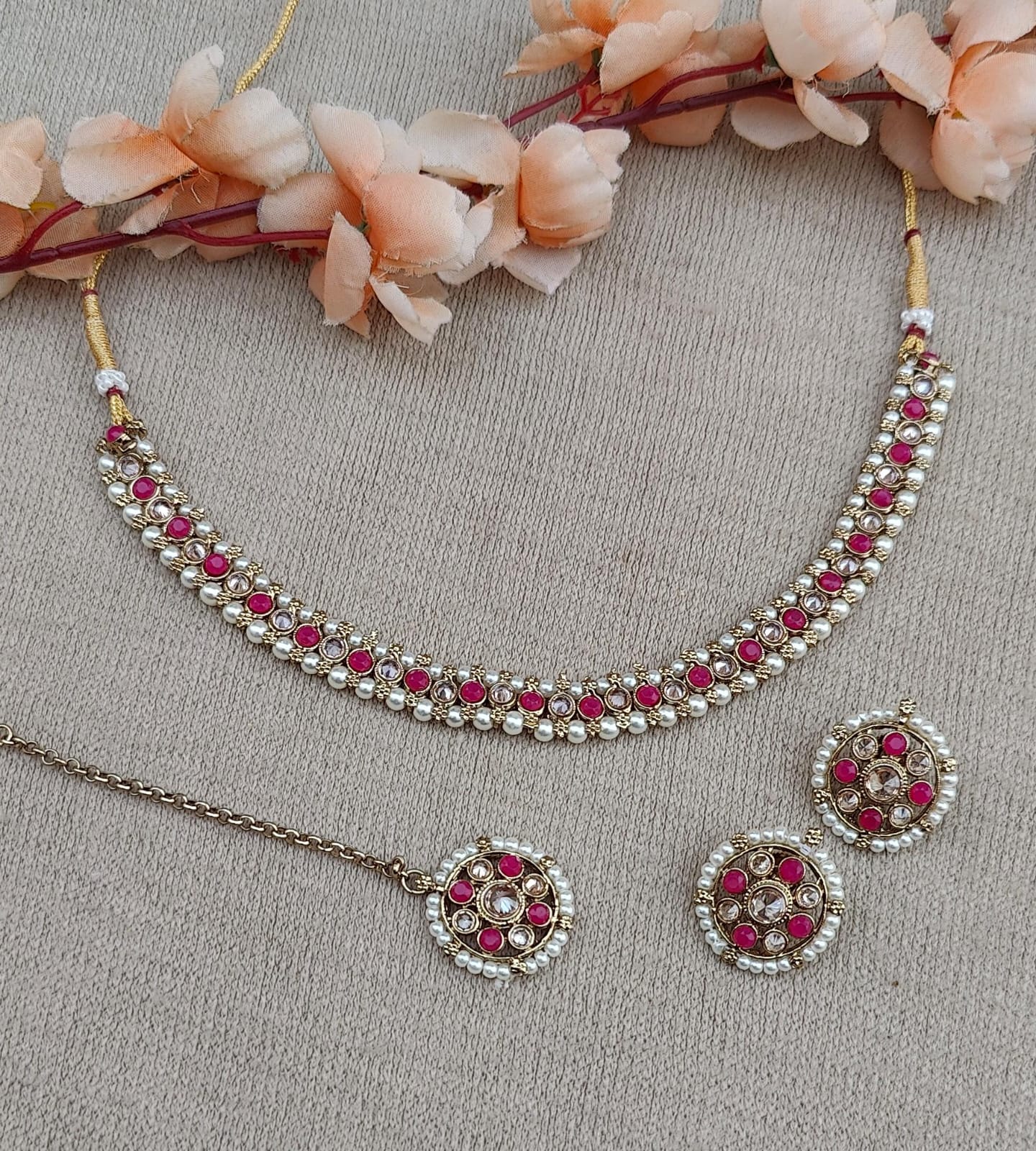 Jiya Light Polki Necklace