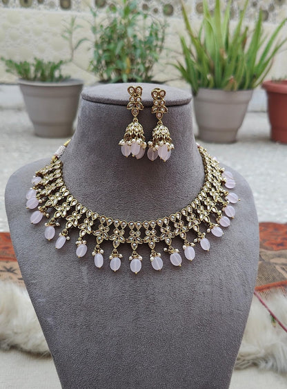 Dhara Polki Necklace Set