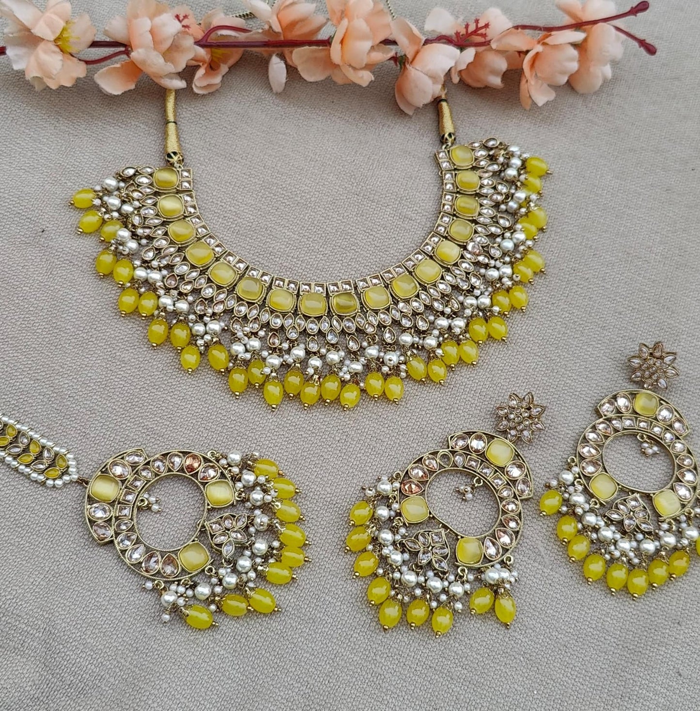 Shalini Semibridal Polki Necklace