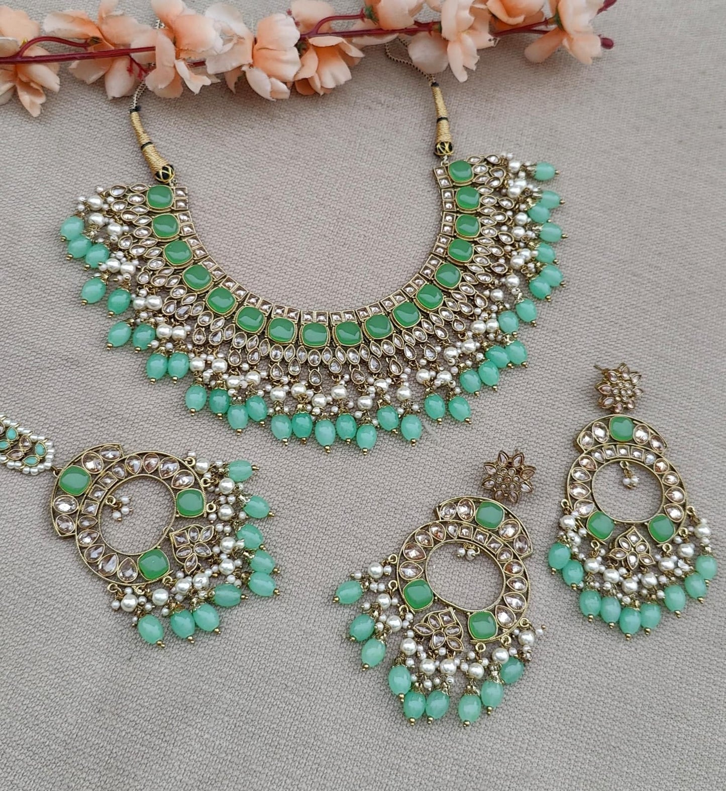 Shalini Semibridal Polki Necklace