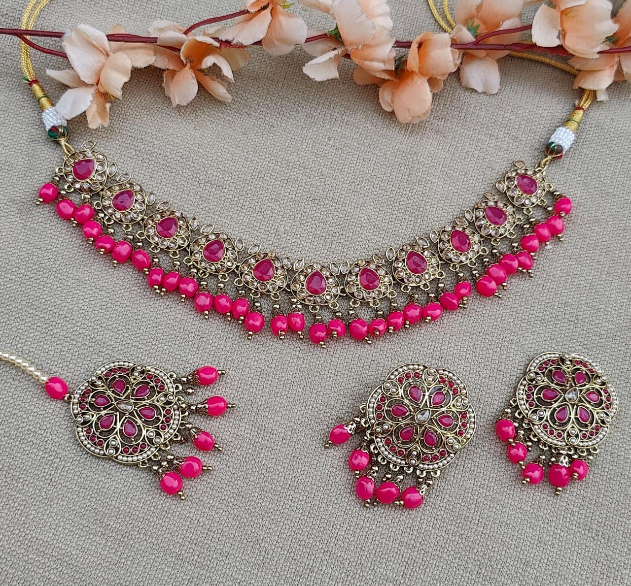 Rasika Polki Necklace Set