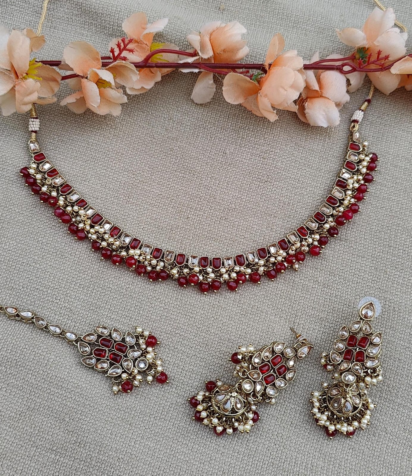 Sugandha Polki Necklace Set