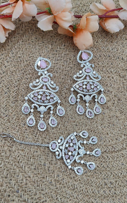 Kashika AD Earrings Tikka