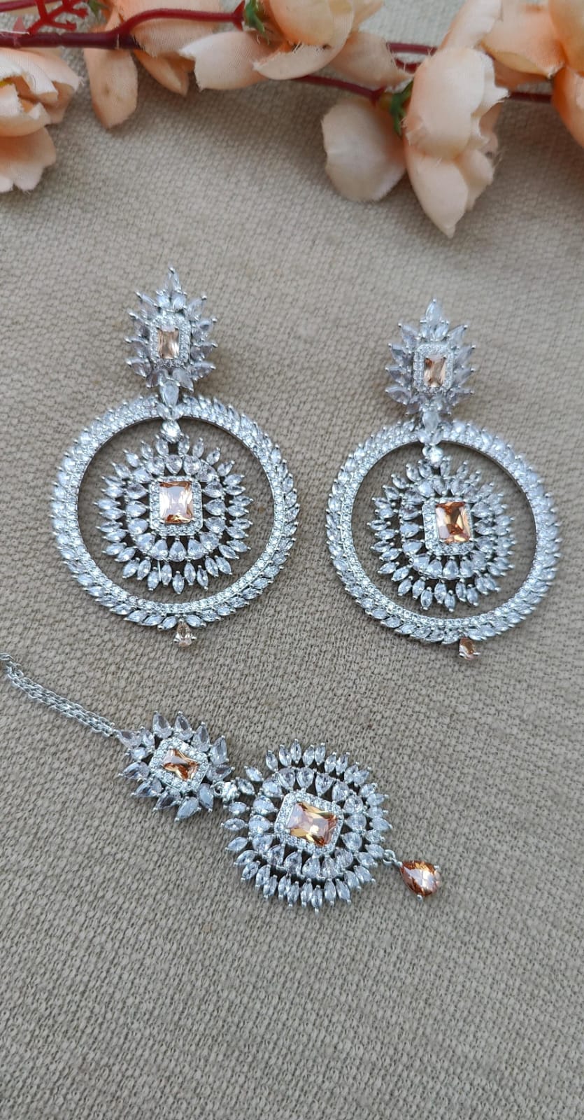 Tanvi AD Earrings Tikka