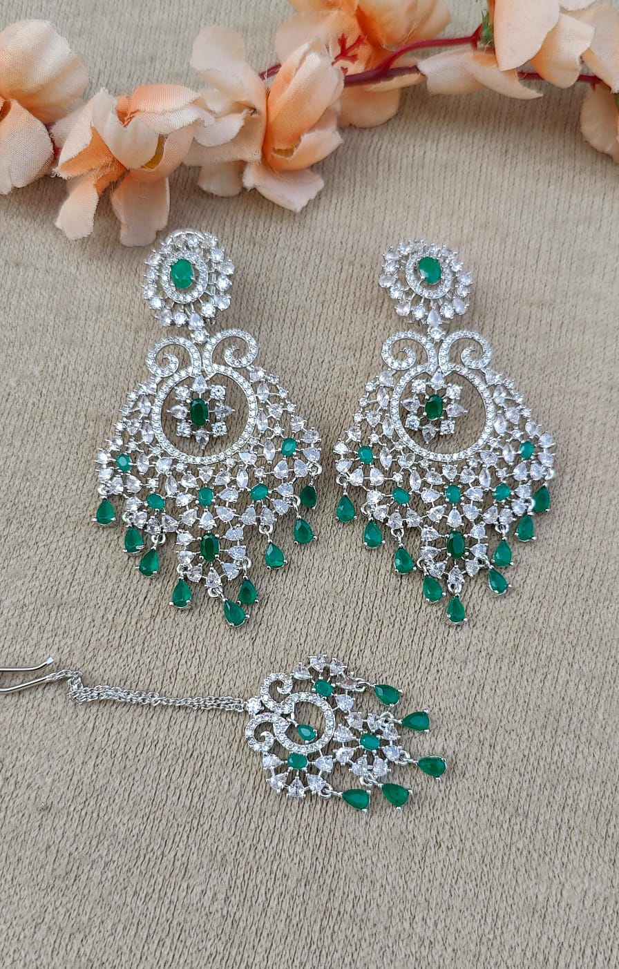 Girija AD Earrings Tikka