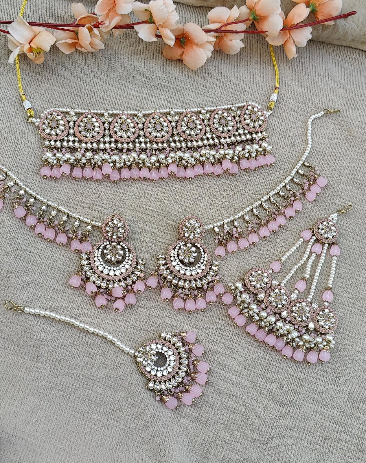 Nadia Jhumar Choker Set