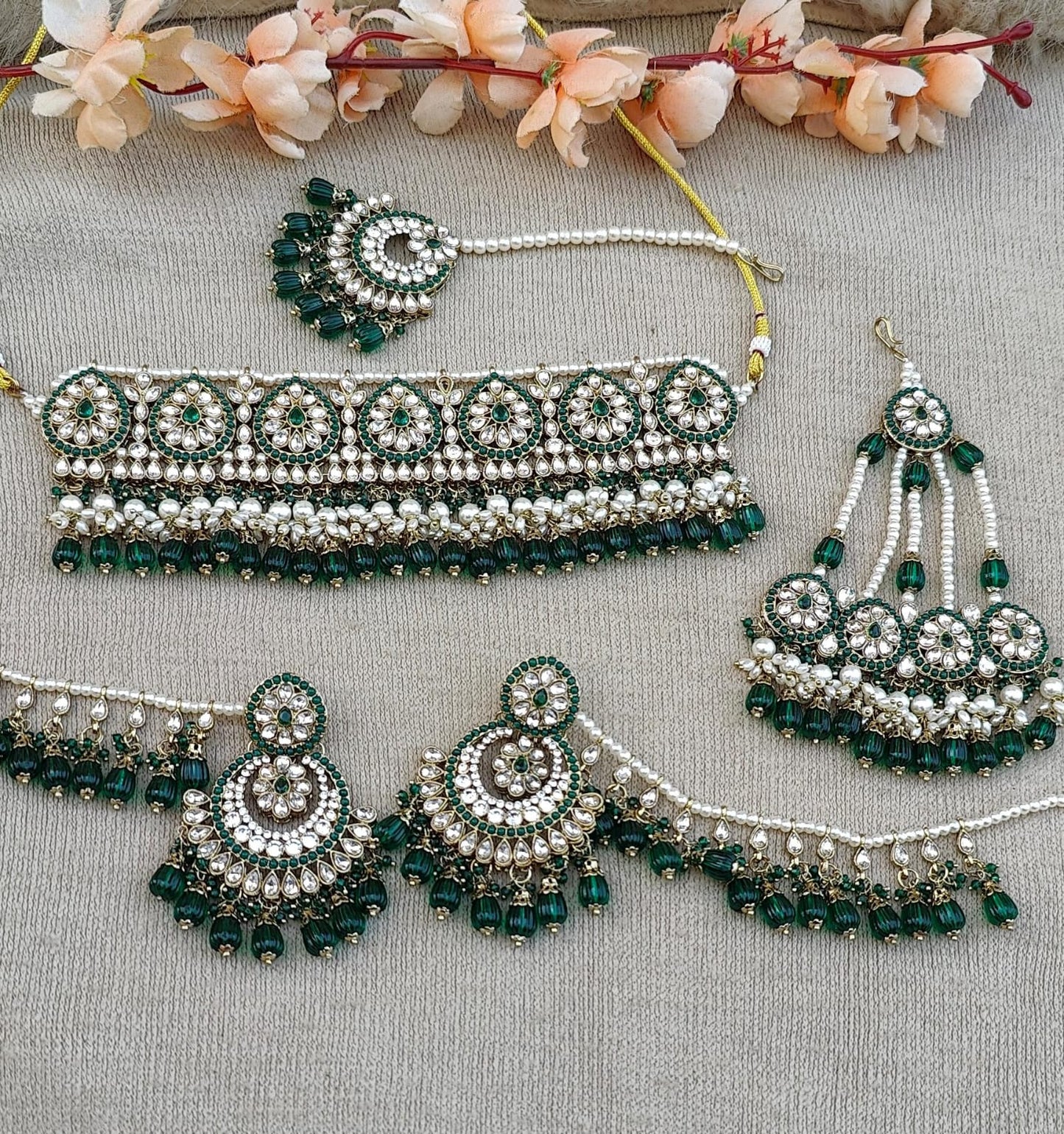 Nadia Jhumar Choker Set