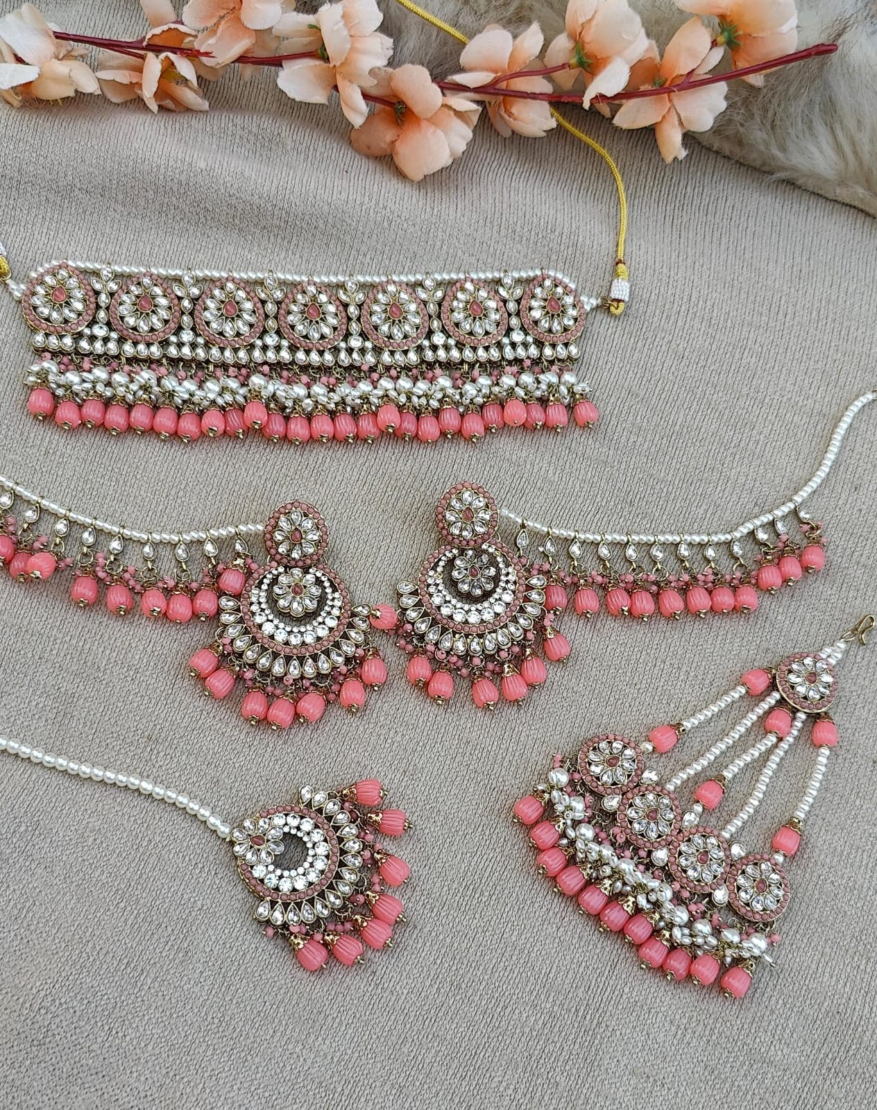 Nadia Jhumar Choker Set