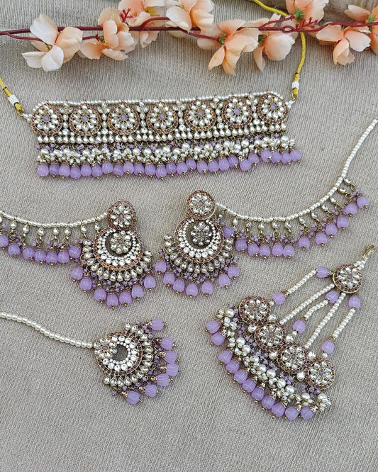 Nadia Jhumar Choker Set