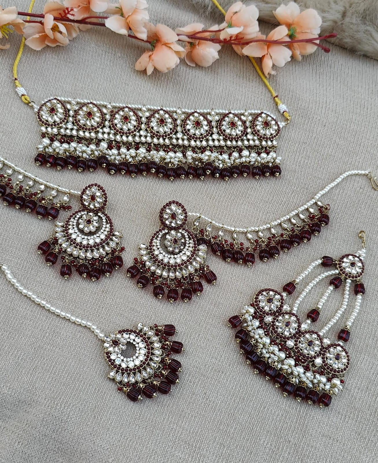 Nadia Jhumar Choker Set