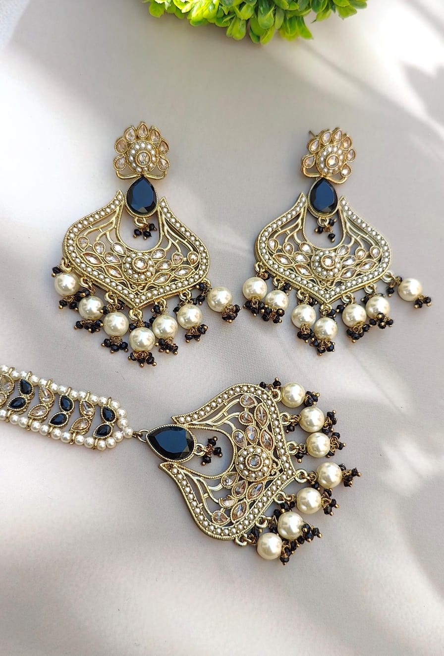 Rhea Polki Earrings Tikka