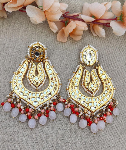 Ajita Oversized Kundan Earrings