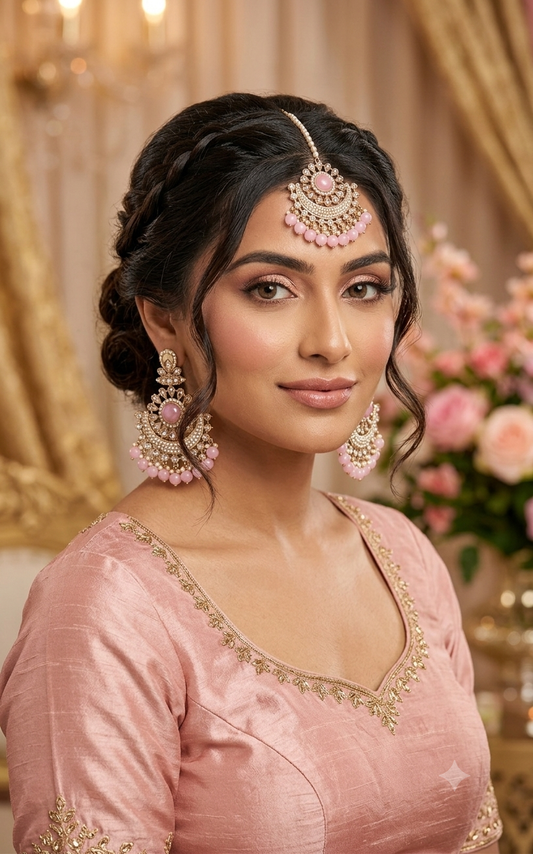 Kalpana Polki Earrings Tikka