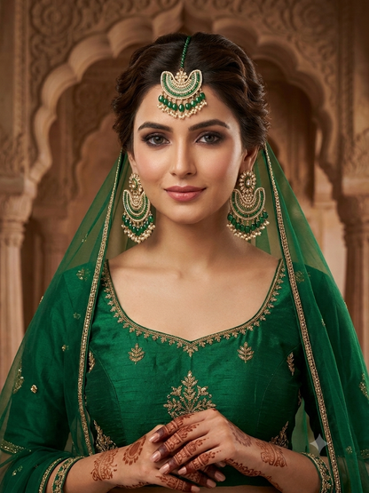Taani Polki Earrings Tikka