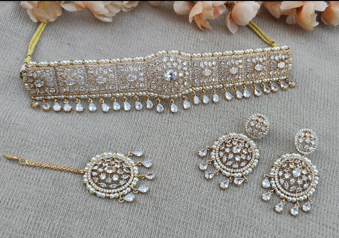 Rupika AD/CZ Choker Set