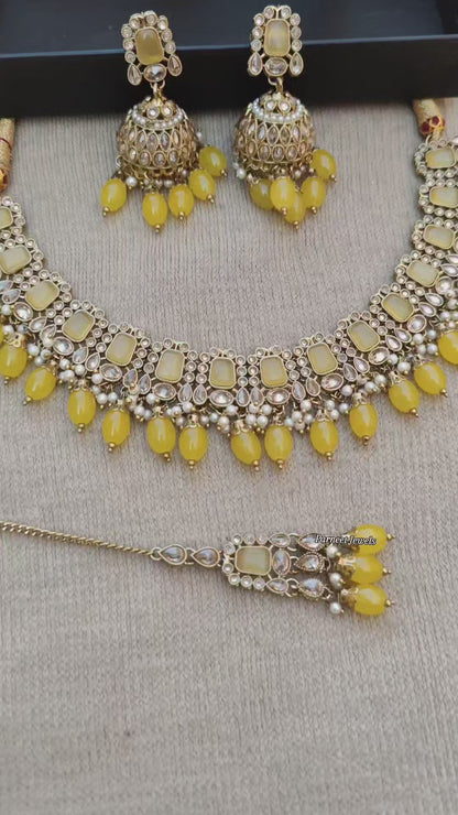 Riyanshi Polki Necklace Set