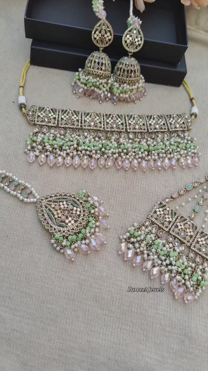 Surabhi Bridal Jhumar Choker Set