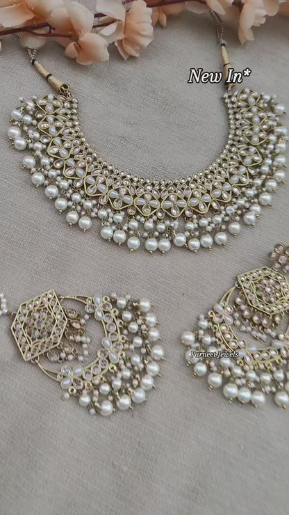 Sonali Semibridal Polki Necklace