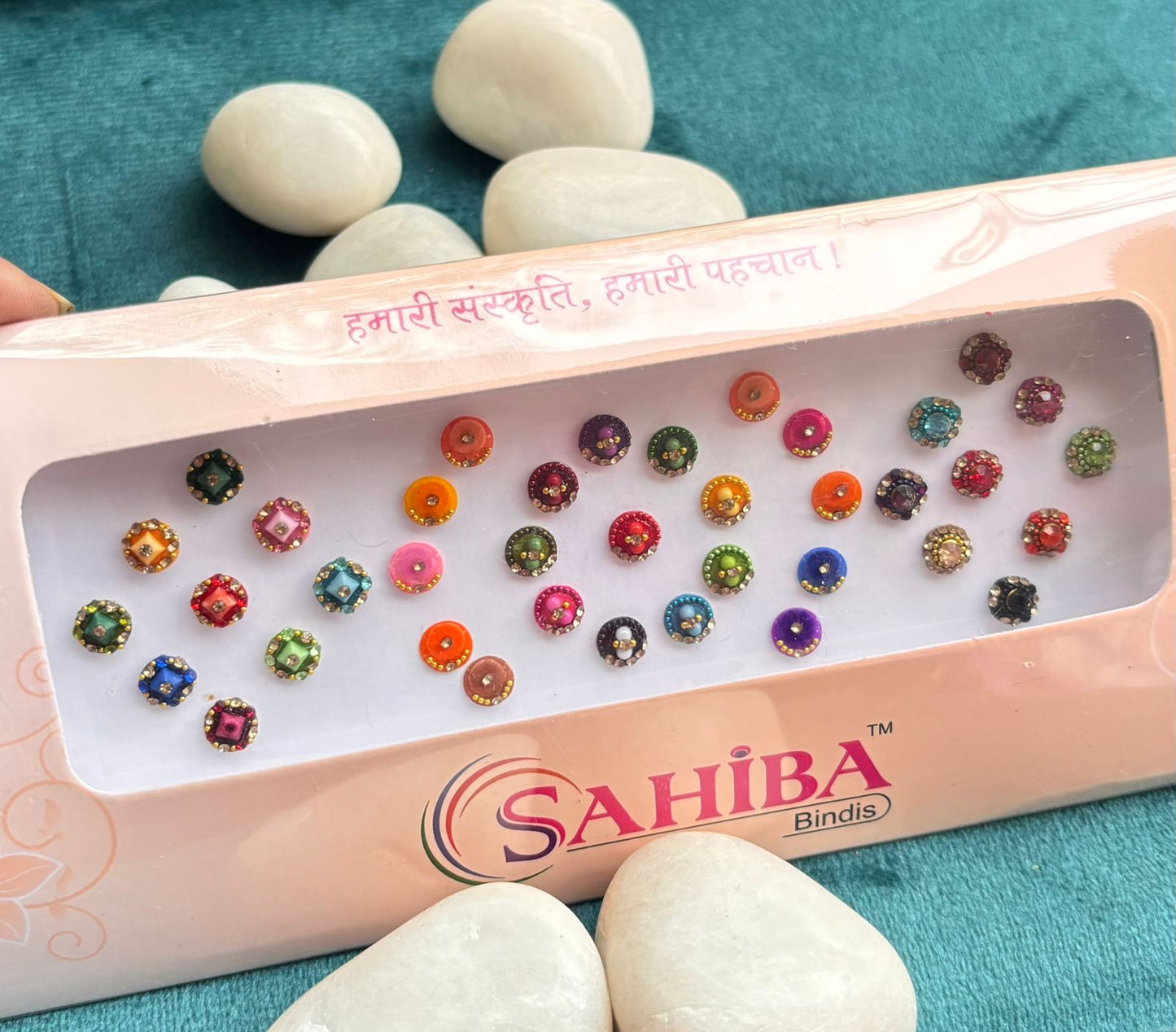 Multi Medium Round Bindi Card