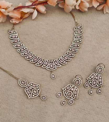 Teji AD/CZ Necklace Set