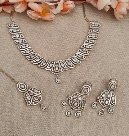 Teji AD/CZ Necklace Set