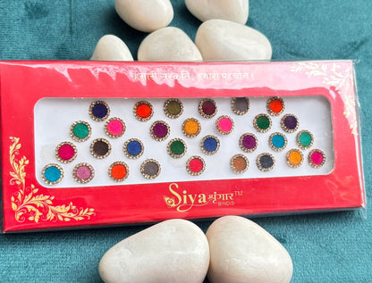 Round Velvet Bindi (Biggest) Card