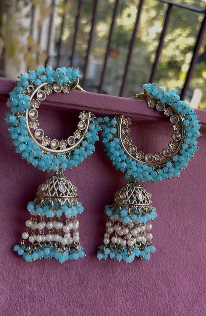Sanita Oversized Polki Earrings
