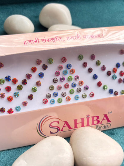 Multi Small Round Bindi Card