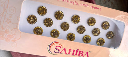 Big-Sized Gold Bindi Card