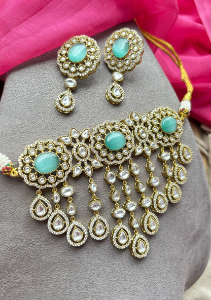 Meghna Moissanite Choker