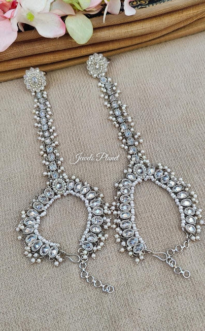 Manu Polki Hathphool (Silver)