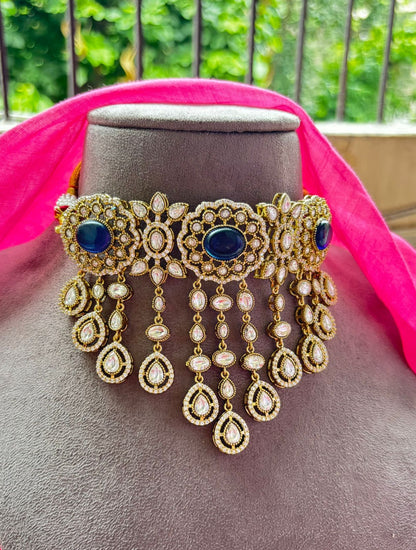 Meghna Moissanite Choker