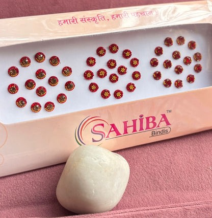 Red Bindi Card